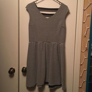Black & White Striped Dress